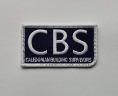CBS embroidered patch